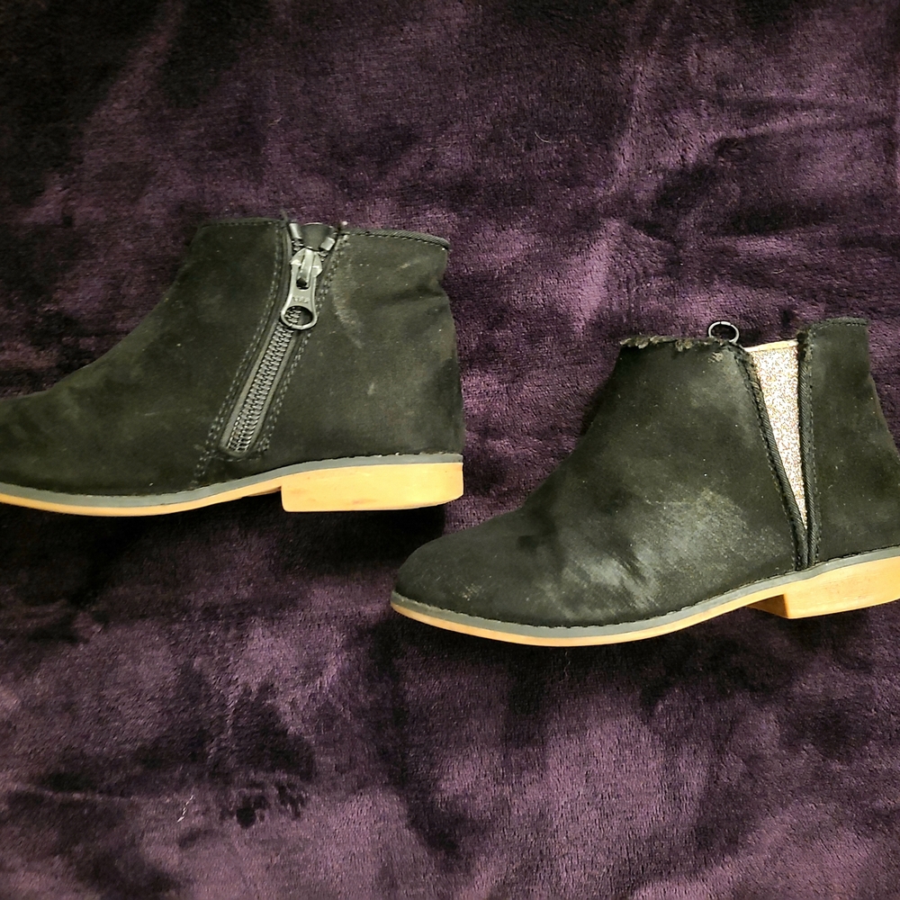 Cat & Jack Black Kids Boots